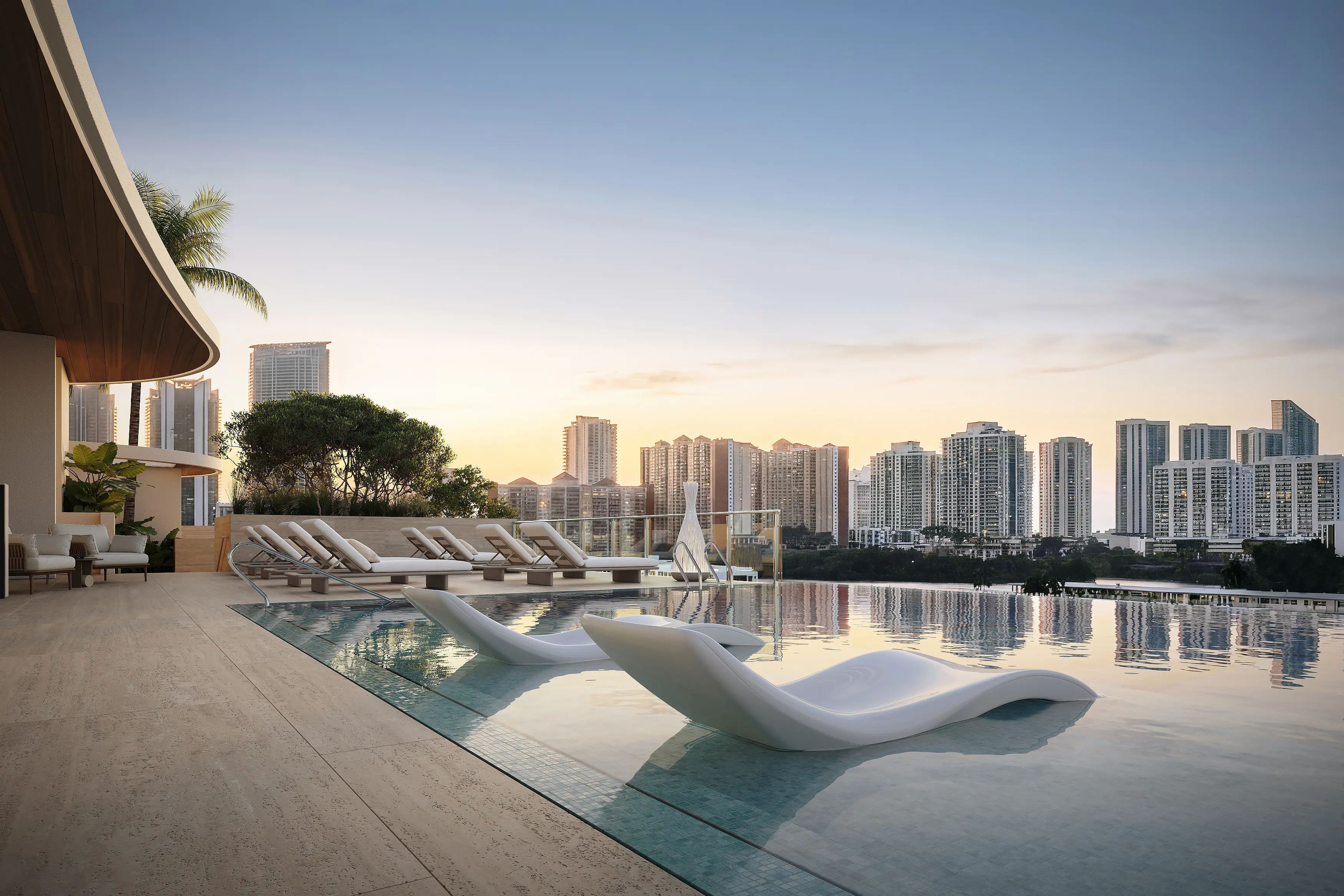 Rooftop deck